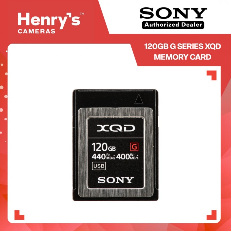SONY QD-120F 120GB G SERIES XQD MEMORY CARD (S)